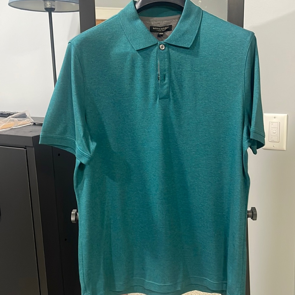 Banana Republic Mens Short Sleeve Polo Shirt